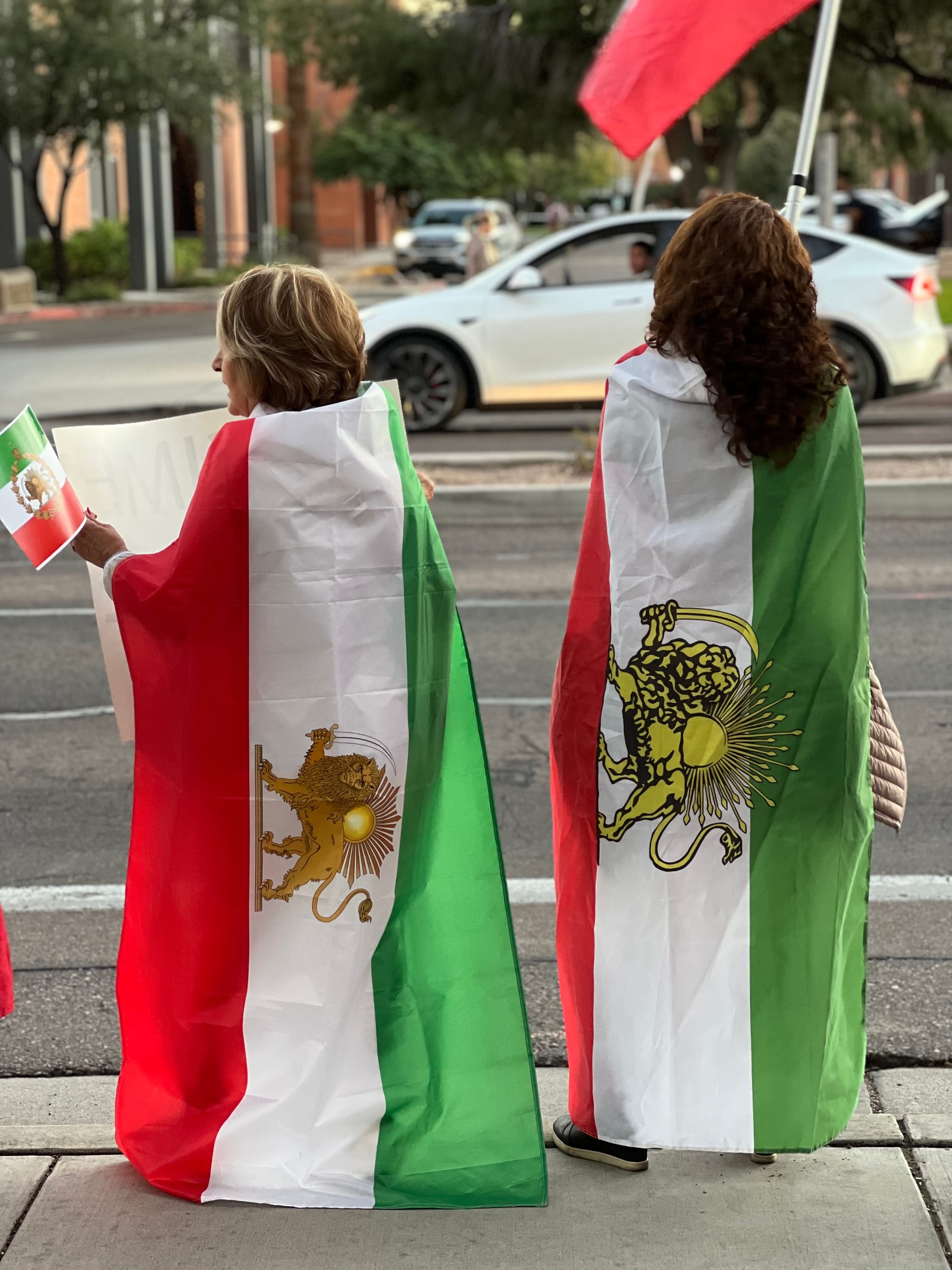 Real Iranian Protests in Arizona 2026 against the regime.