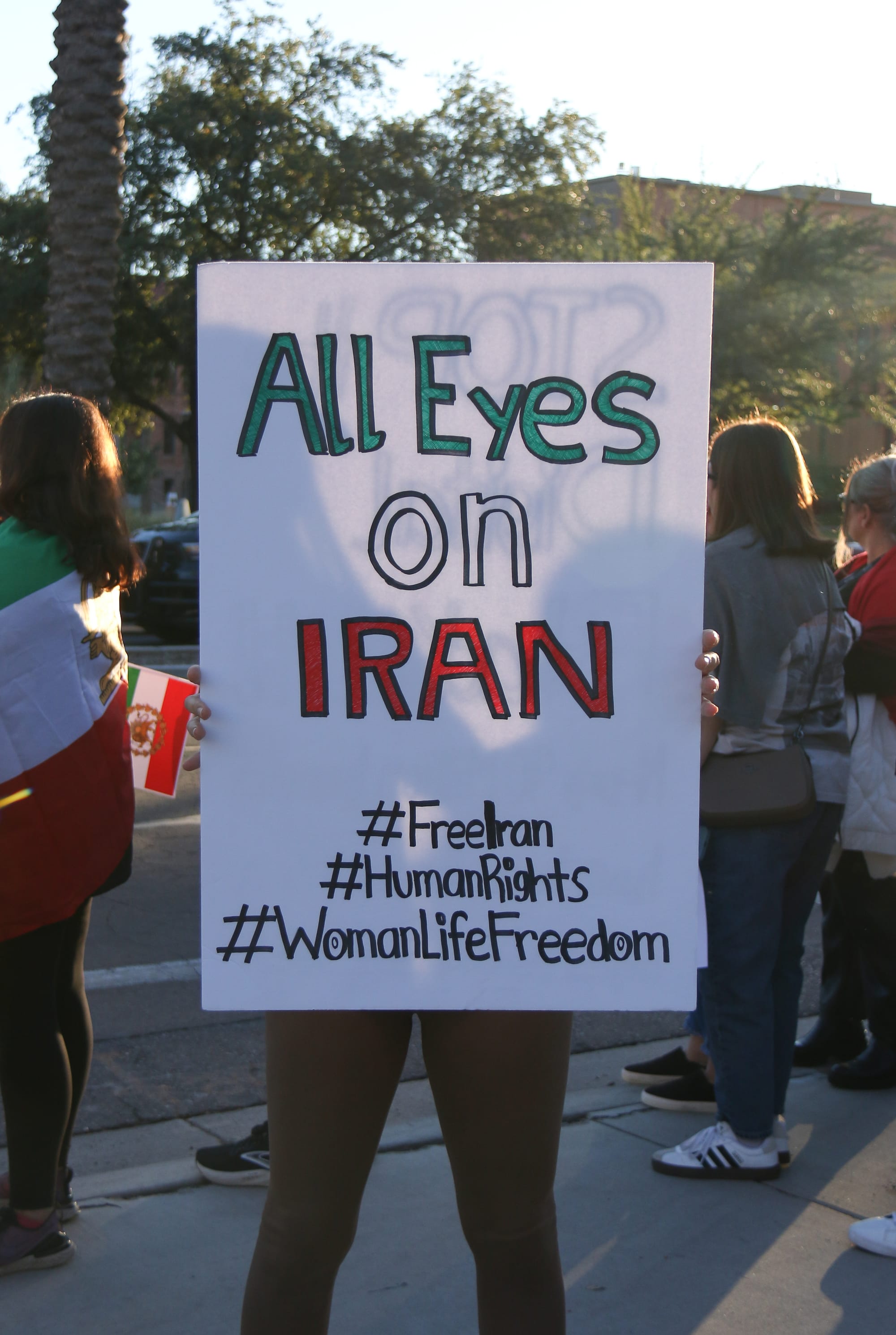 Real Iranian Protests in Arizona 2026 against the regime.