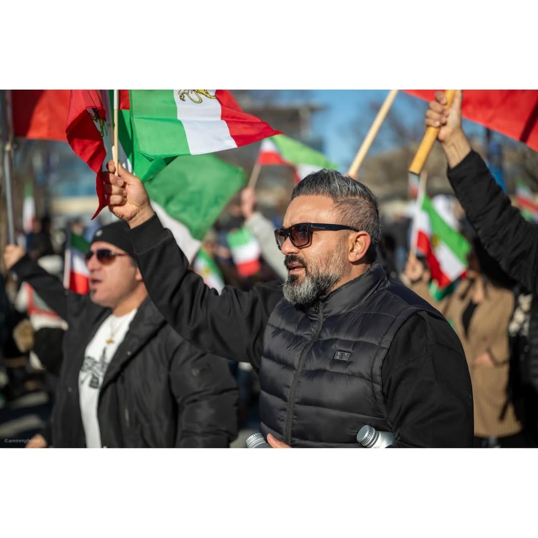 Real Iranian Protests in Georgia 2026 against the regime.