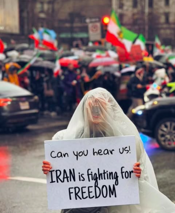 Real Iranian Protests in Germany 2026 against the regime.