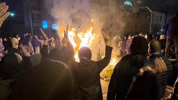 Real Iranian Protests in Iran 2026 against the regime.