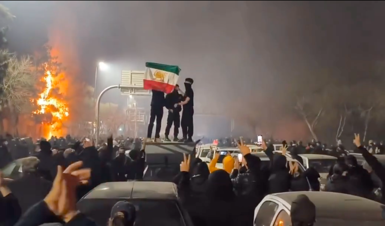 Real Iranian Protests in Iran 2026 against the regime.