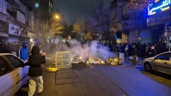 Real Iranian Protests in Iran 2026 against the regime.