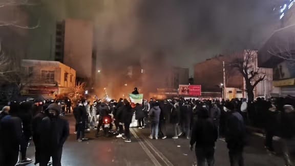 Real Iranian Protests in Iran 2026 against the regime.
