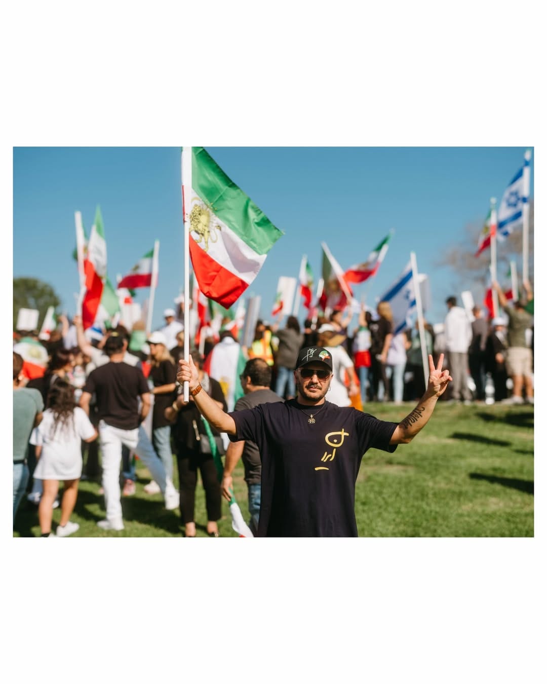 Real Iranian Protests in Irvine 2026 against the regime.
