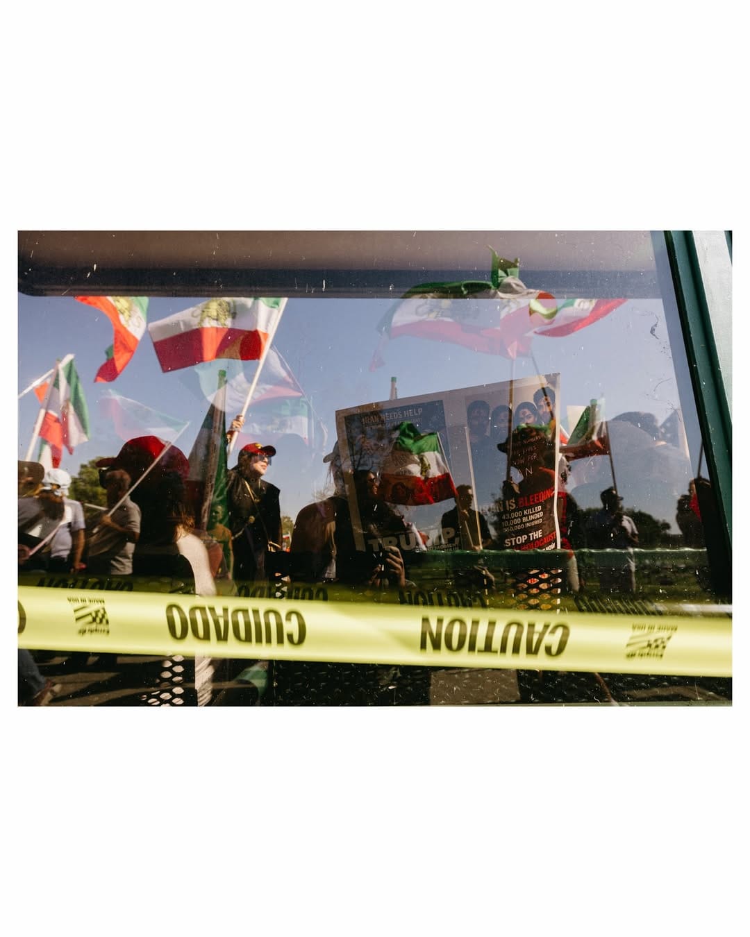 Real Iranian Protests in Irvine 2026 against the regime.