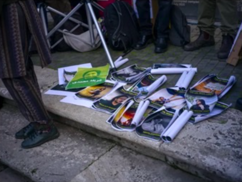 Real Iranian Protests in Italy 2026 against the regime.