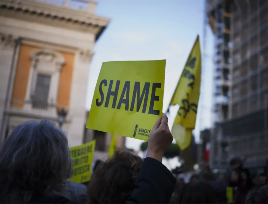 Real Iranian Protests in Italy 2026 against the regime.