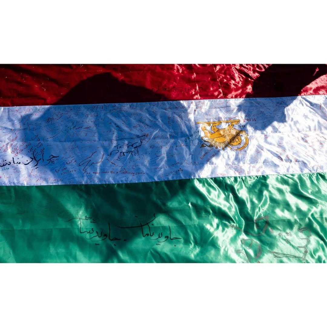 Real Iranian Protests in Los Angeles 2026 against the regime.