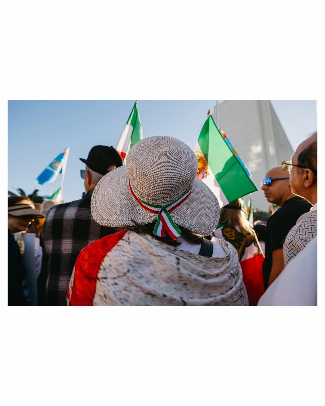 Real Iranian Protests in Los Angeles 2026 against the regime.