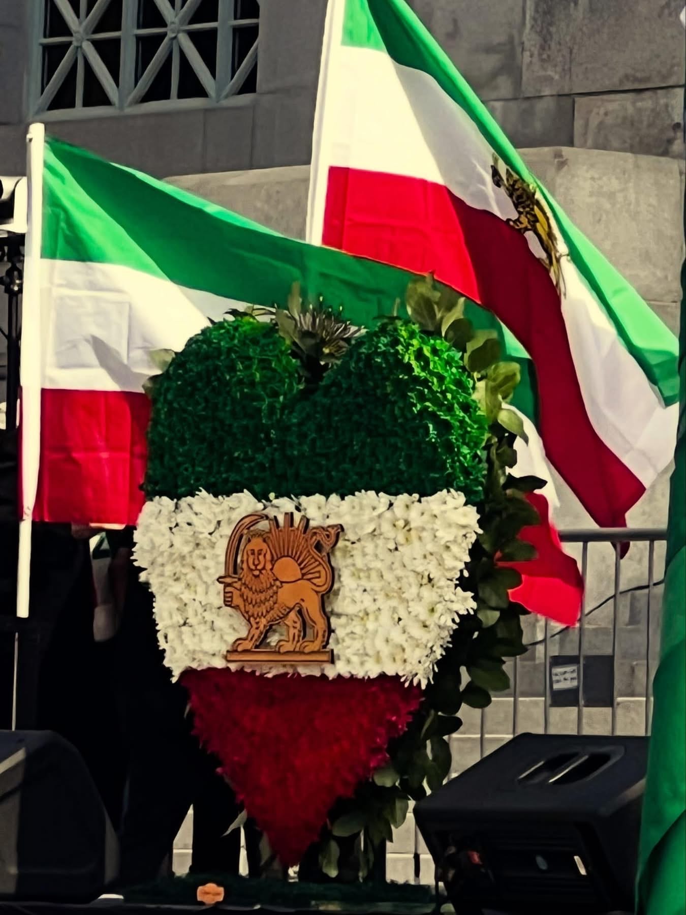 Real Iranian Protests in Los Angeles 2026 against the regime.