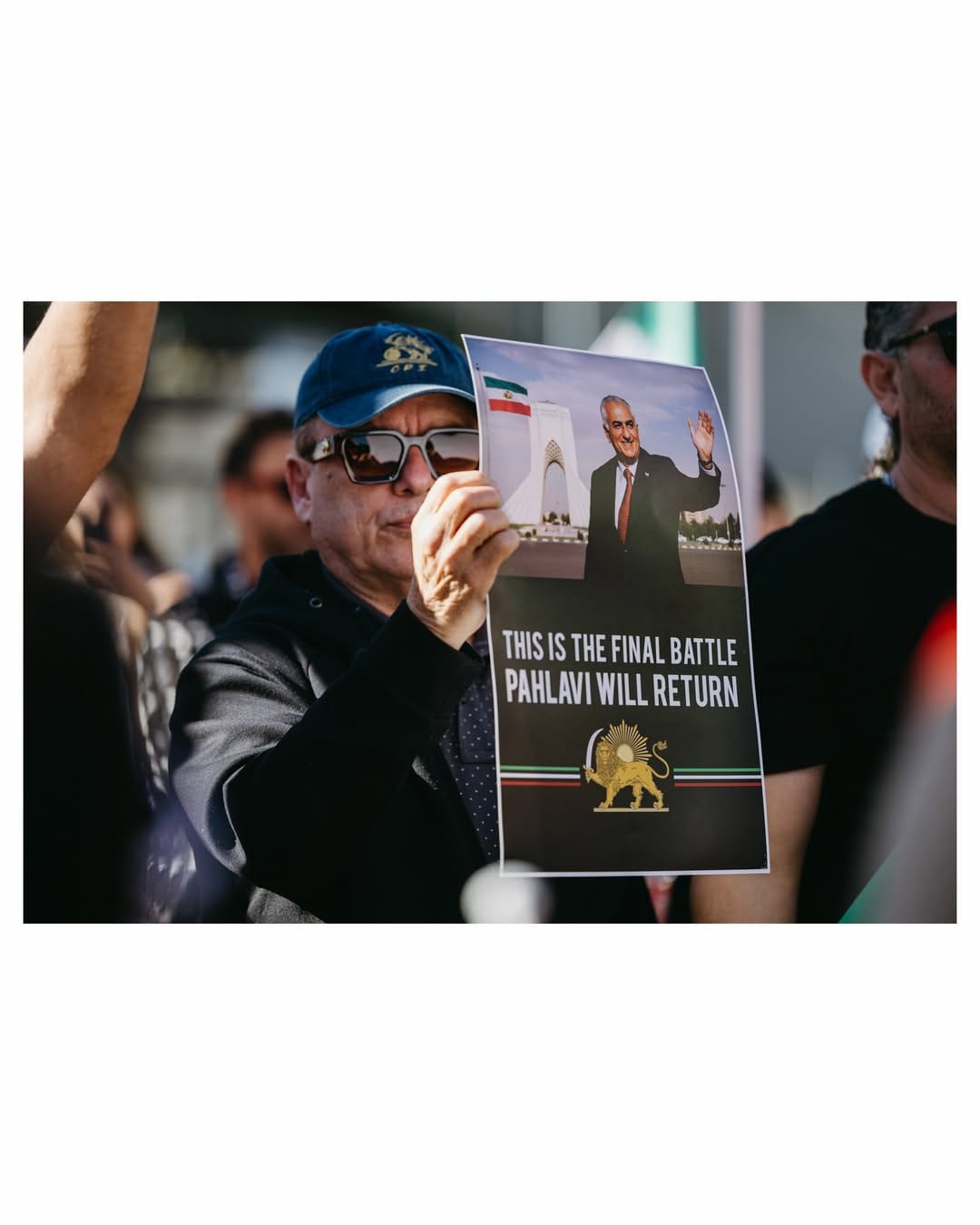Real Iranian Protests in Los Angeles 2026 against the regime.