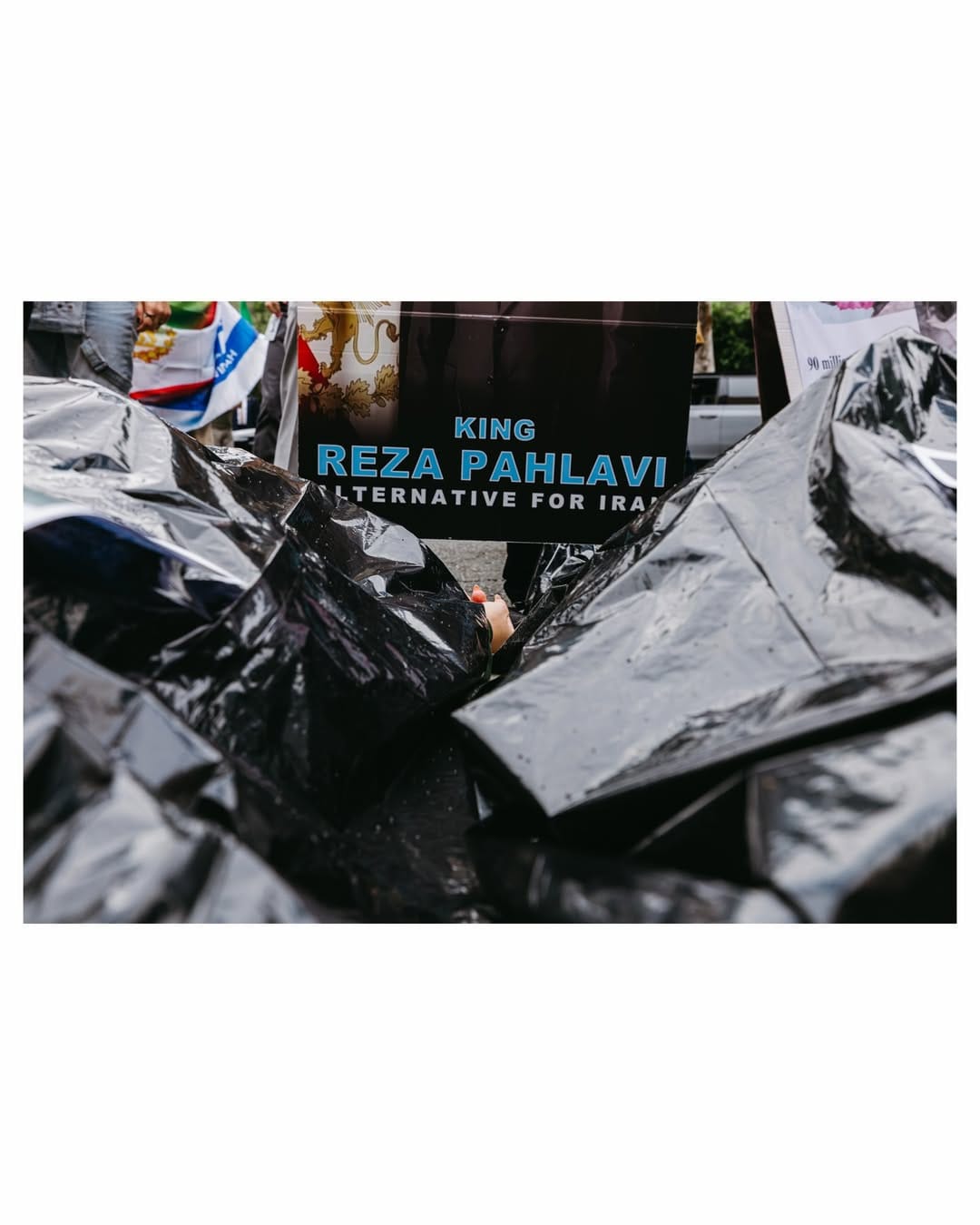 Real Iranian Protests in Los Angeles 2026 against the regime.