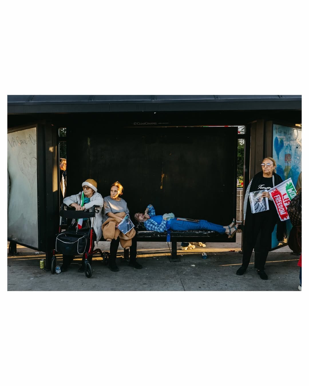 Real Iranian Protests in Los Angeles 2026 against the regime.