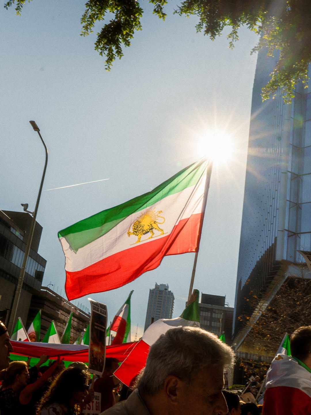 Real Iranian Protests in Los Angeles 2026 against the regime.