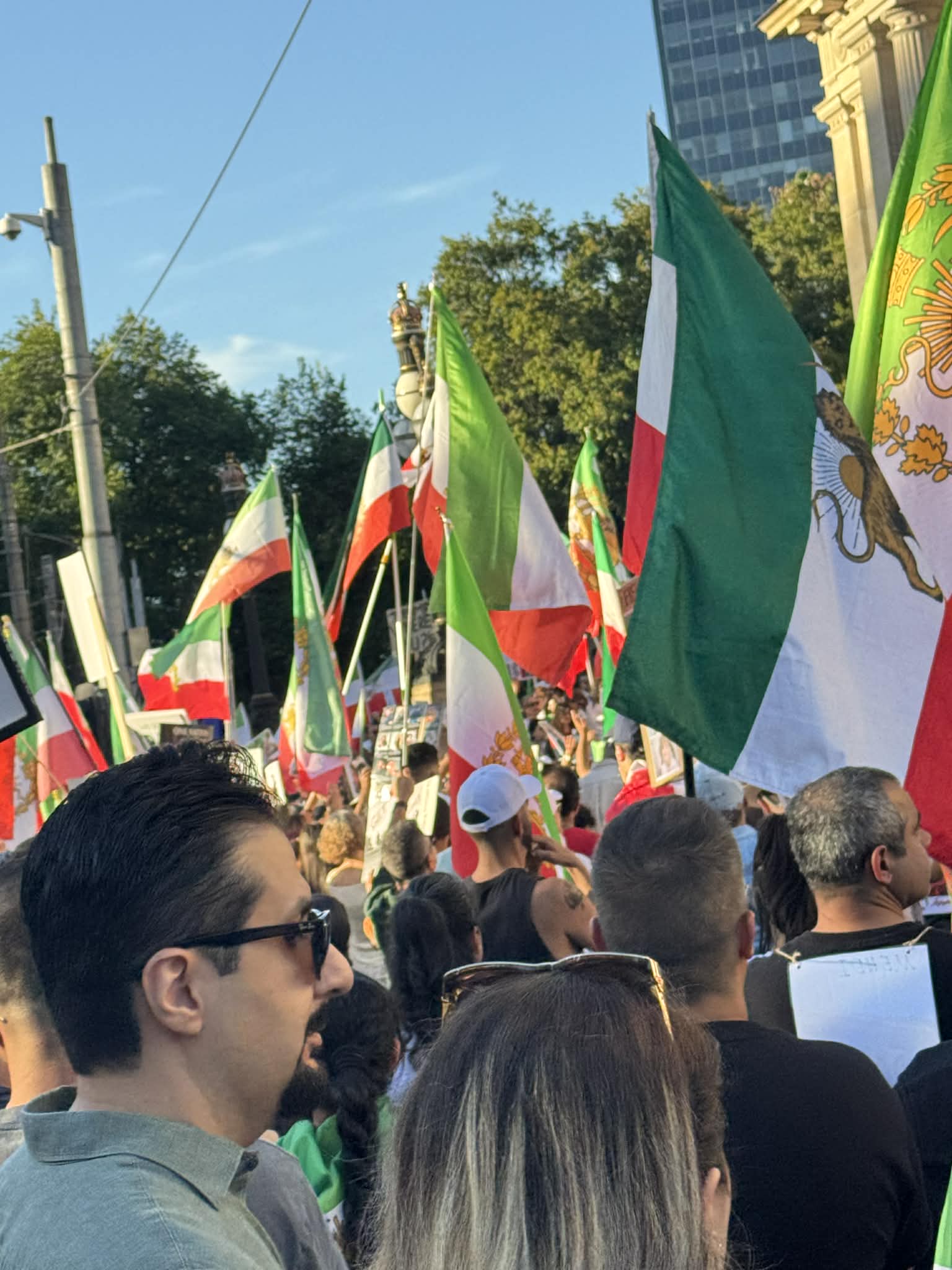 Real Iranian Protests in Melbourne 2026 against the regime.