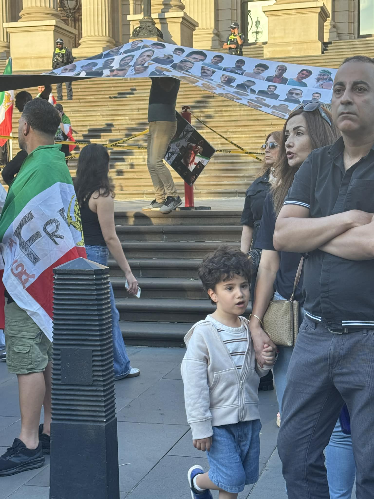 Real Iranian Protests in Melbourne 2026 against the regime.