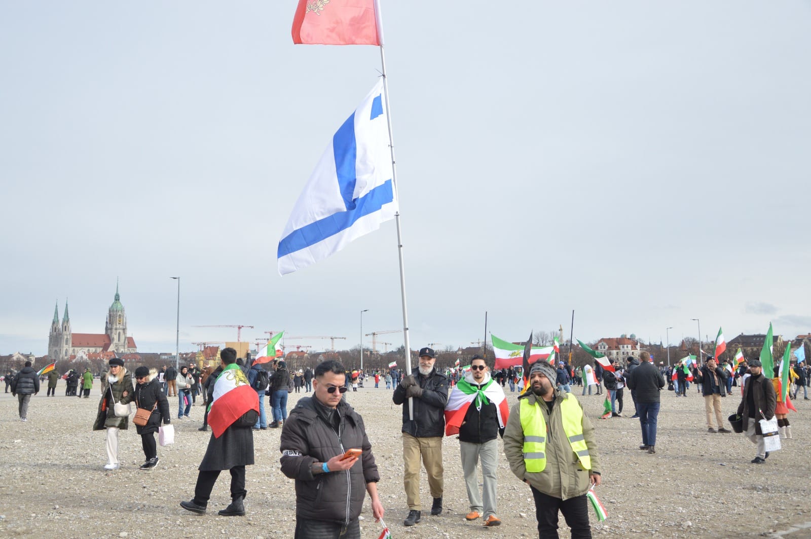 Real Iranian Protests in Munich 2026 against the regime.