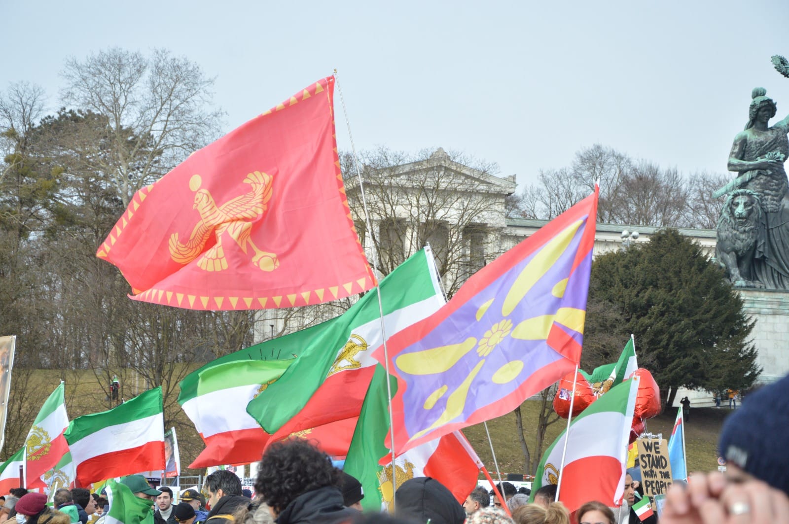 Real Iranian Protests in Munich 2026 against the regime.