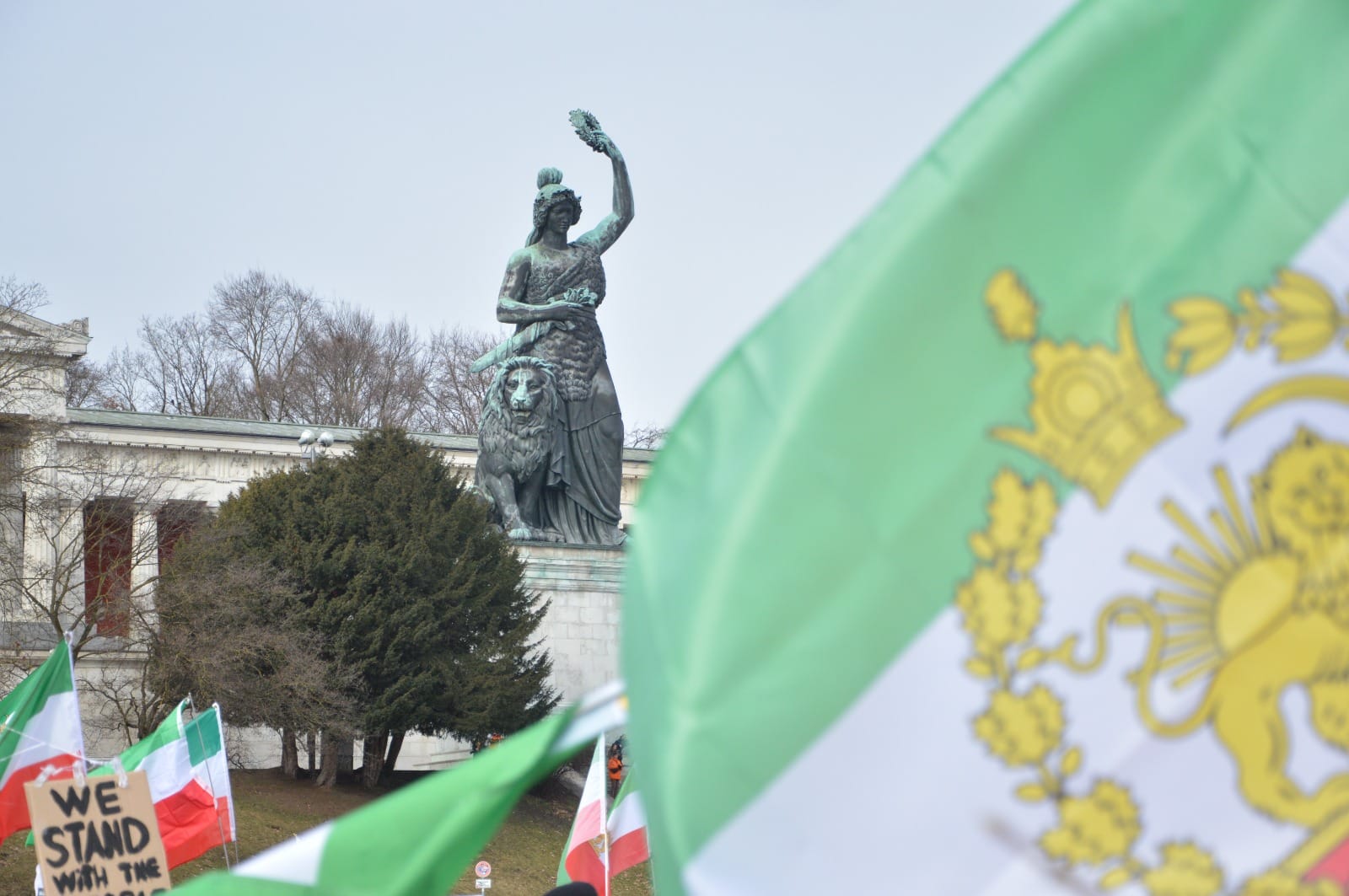 Real Iranian Protests in Munich 2026 against the regime.
