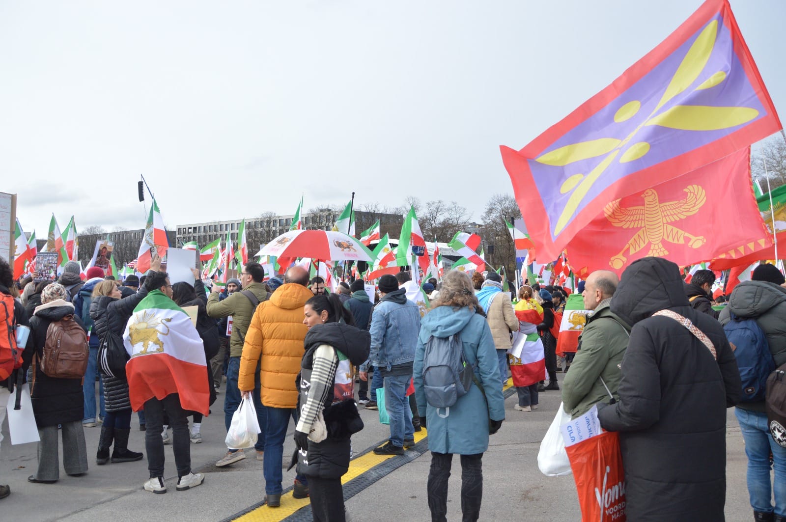 Real Iranian Protests in Munich 2026 against the regime.