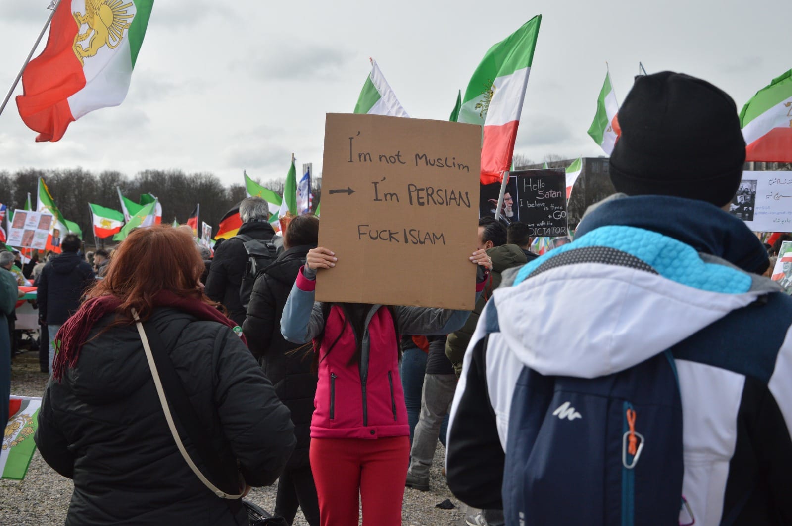 Real Iranian Protests in Munich 2026 against the regime.