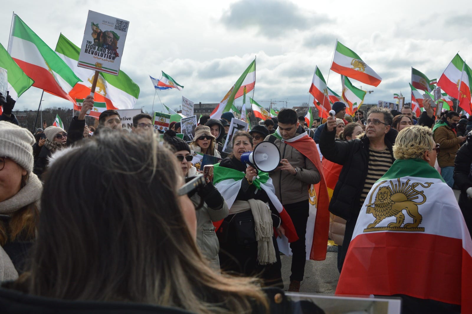 Real Iranian Protests in Munich 2026 against the regime.