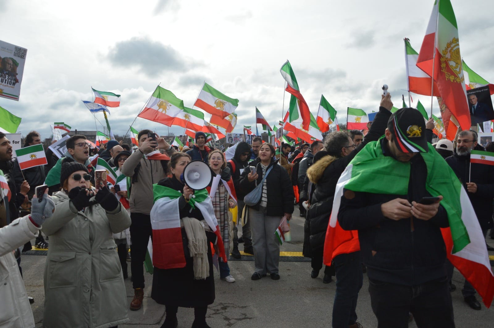 Real Iranian Protests in Munich 2026 against the regime.