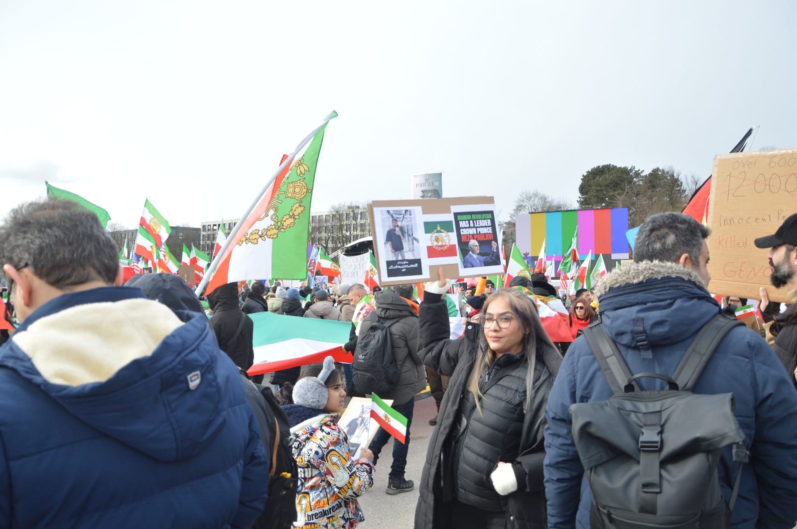 Real Iranian Protests in Munich 2026 against the regime.