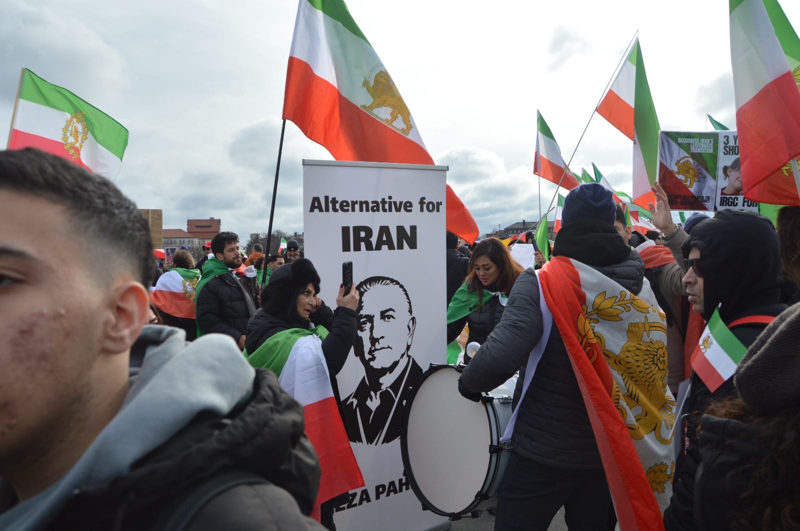 Real Iranian Protests in Munich 2026 against the regime.