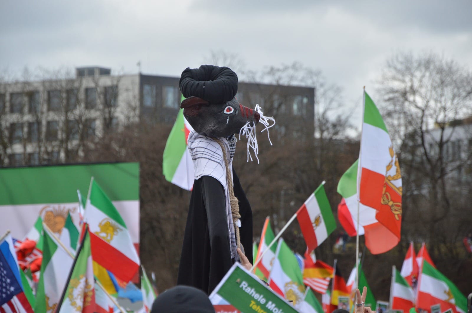 Real Iranian Protests in Munich 2026 against the regime.
