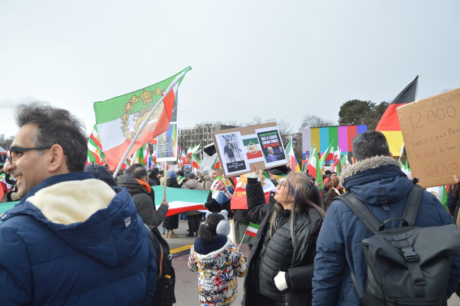 Real Iranian Protests in Munich 2026 against the regime.