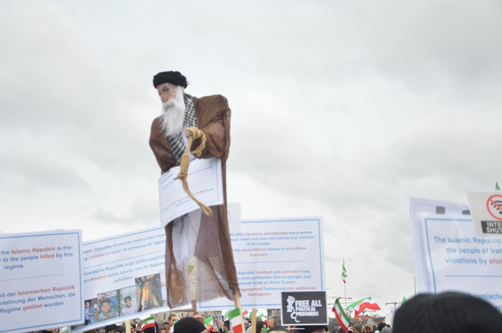 Real Iranian Protests in Munich 2026 against the regime.