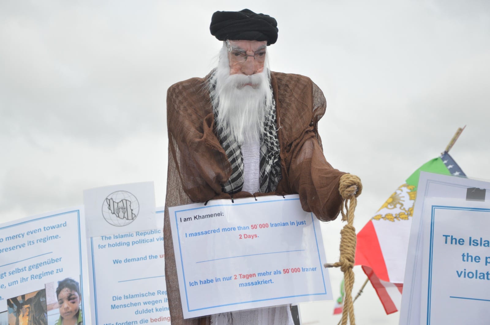 Real Iranian Protests in Munich 2026 against the regime.