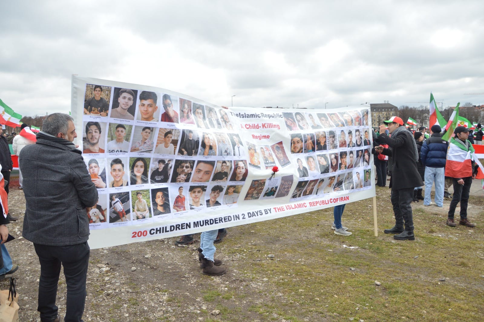 Real Iranian Protests in Munich 2026 against the regime.