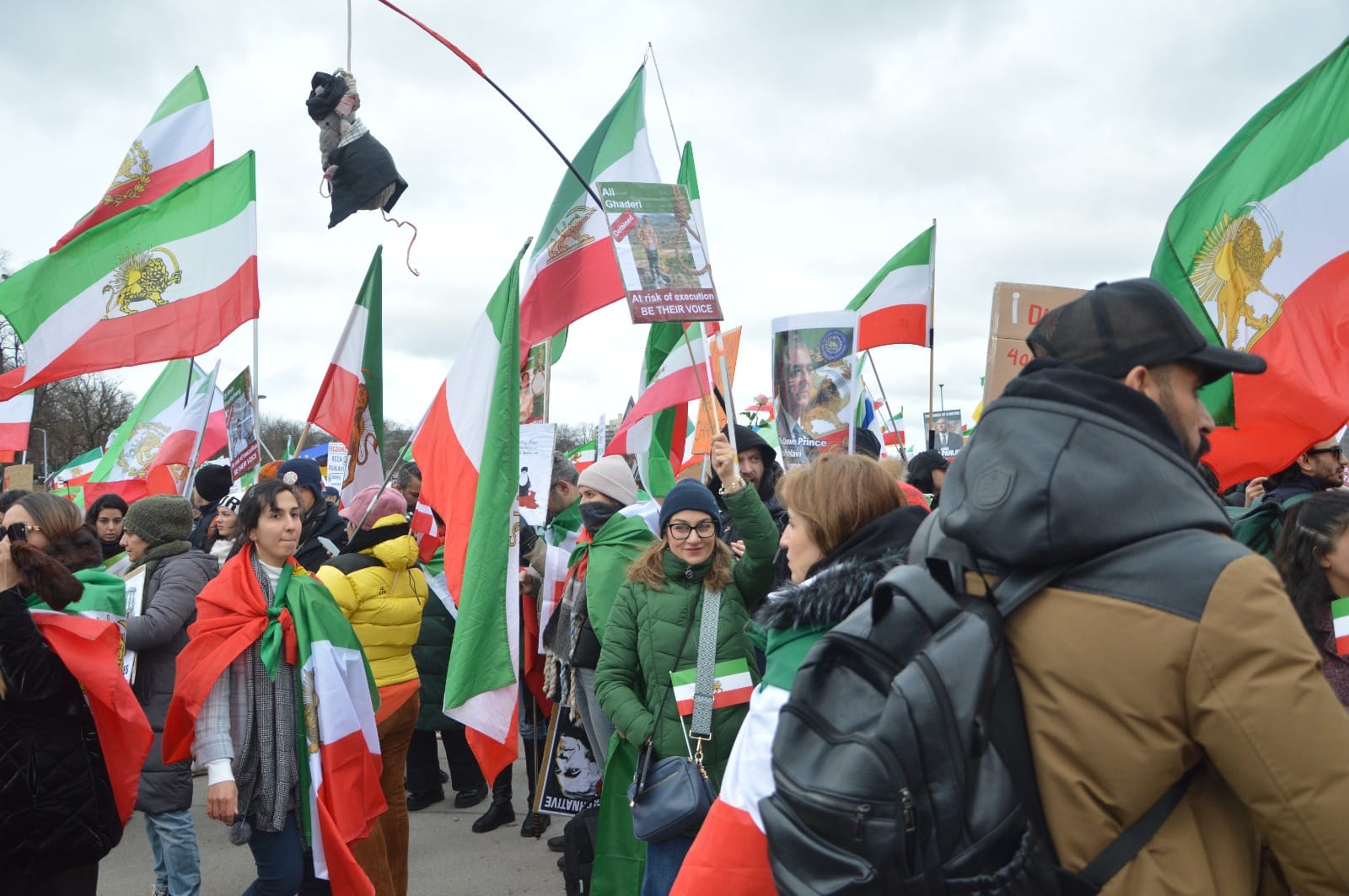 Real Iranian Protests in Munich 2026 against the regime.