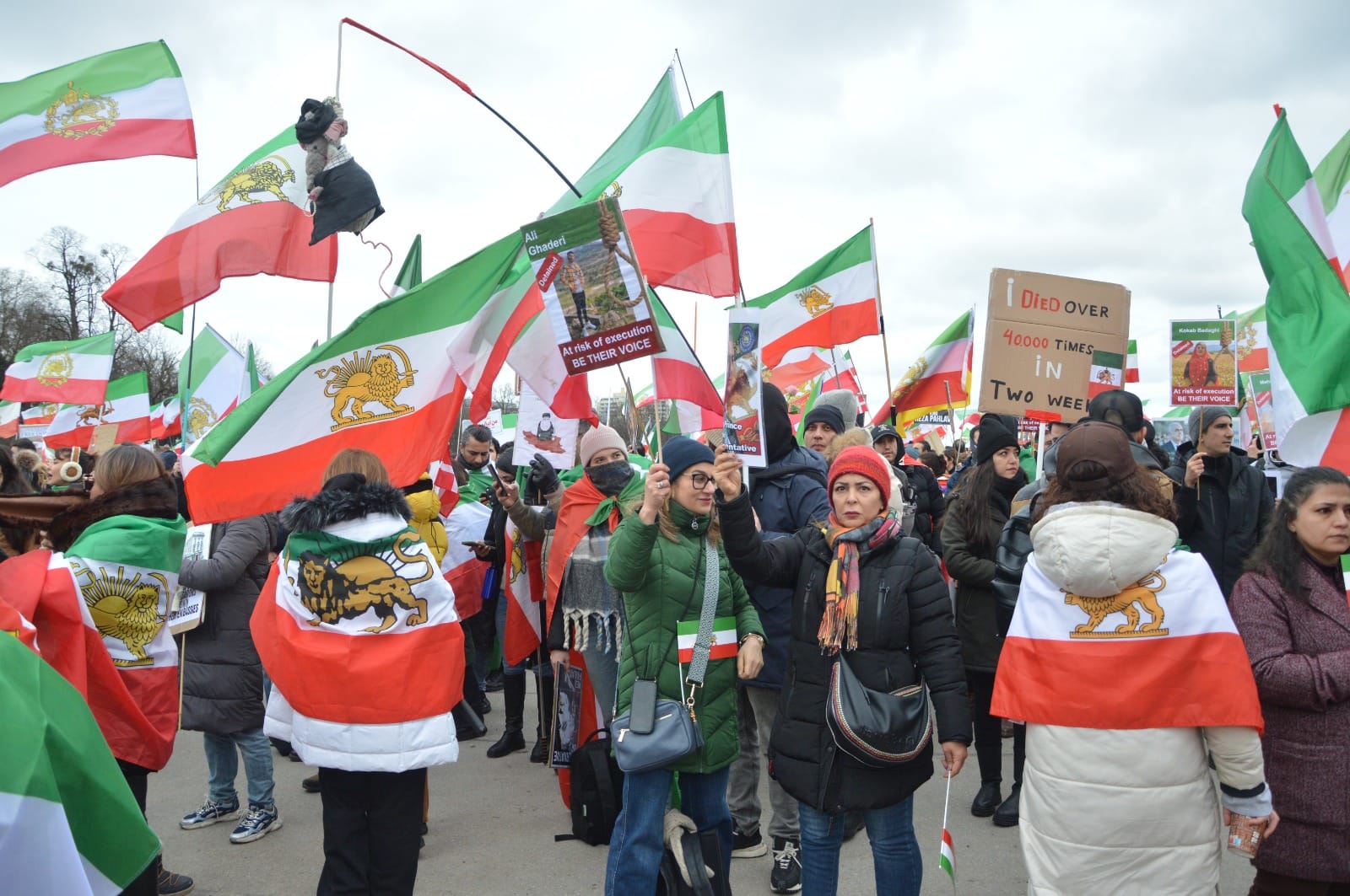 Real Iranian Protests in Munich 2026 against the regime.