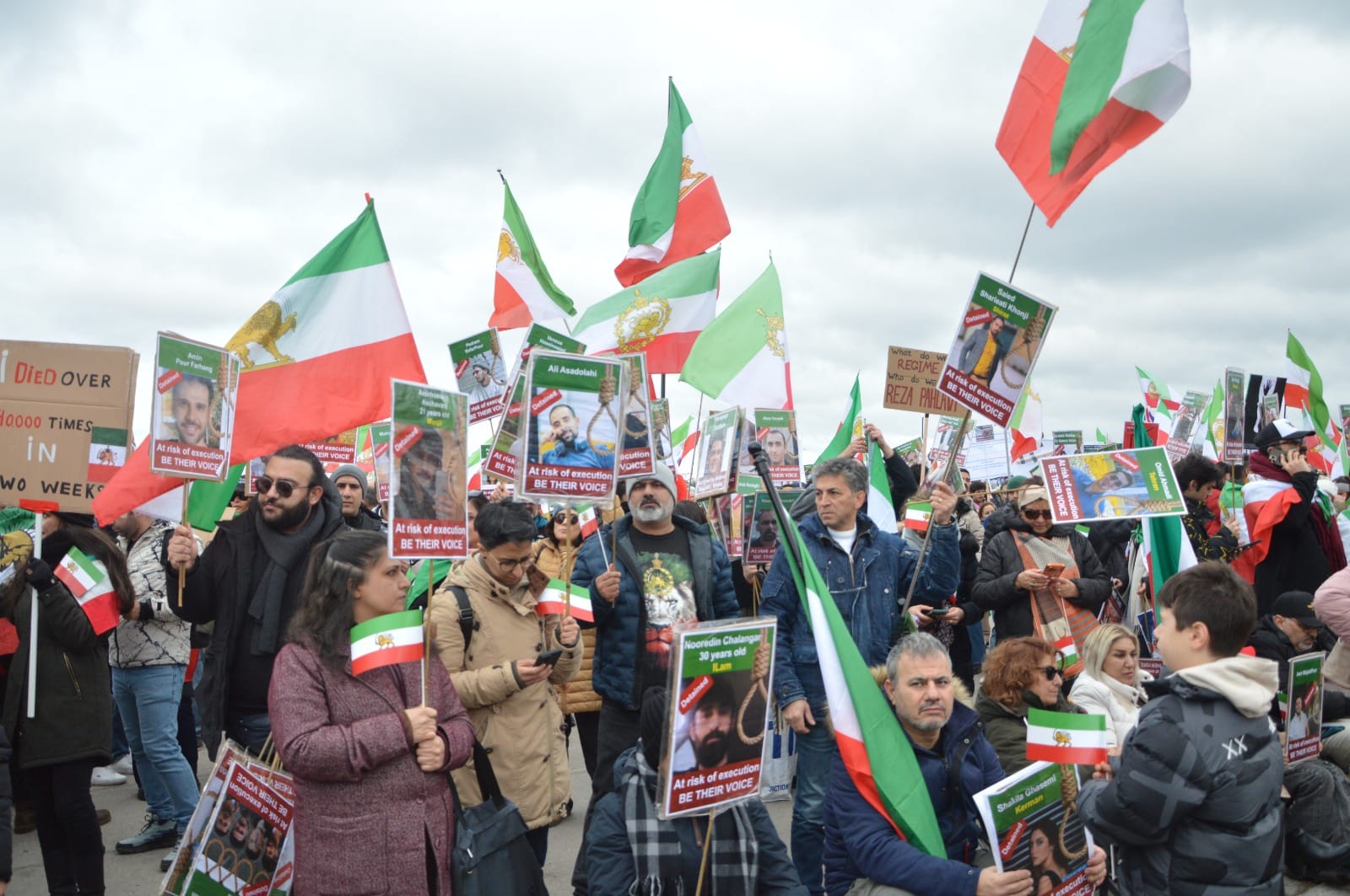 Real Iranian Protests in Munich 2026 against the regime.