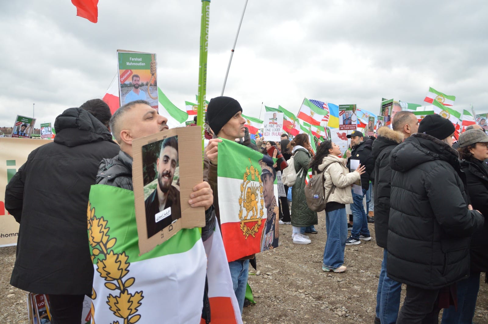 Real Iranian Protests in Munich 2026 against the regime.