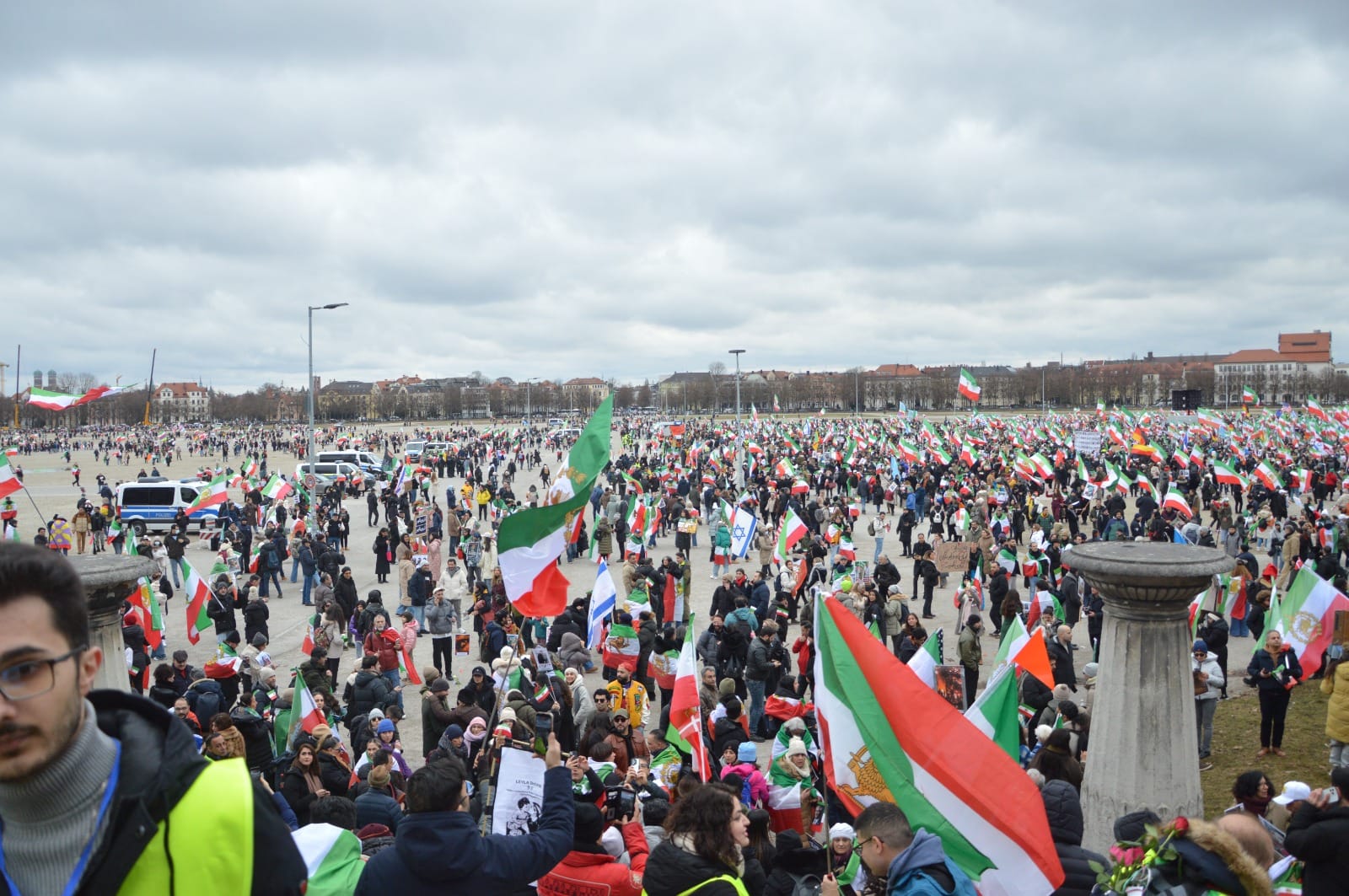 Real Iranian Protests in Munich 2026 against the regime.