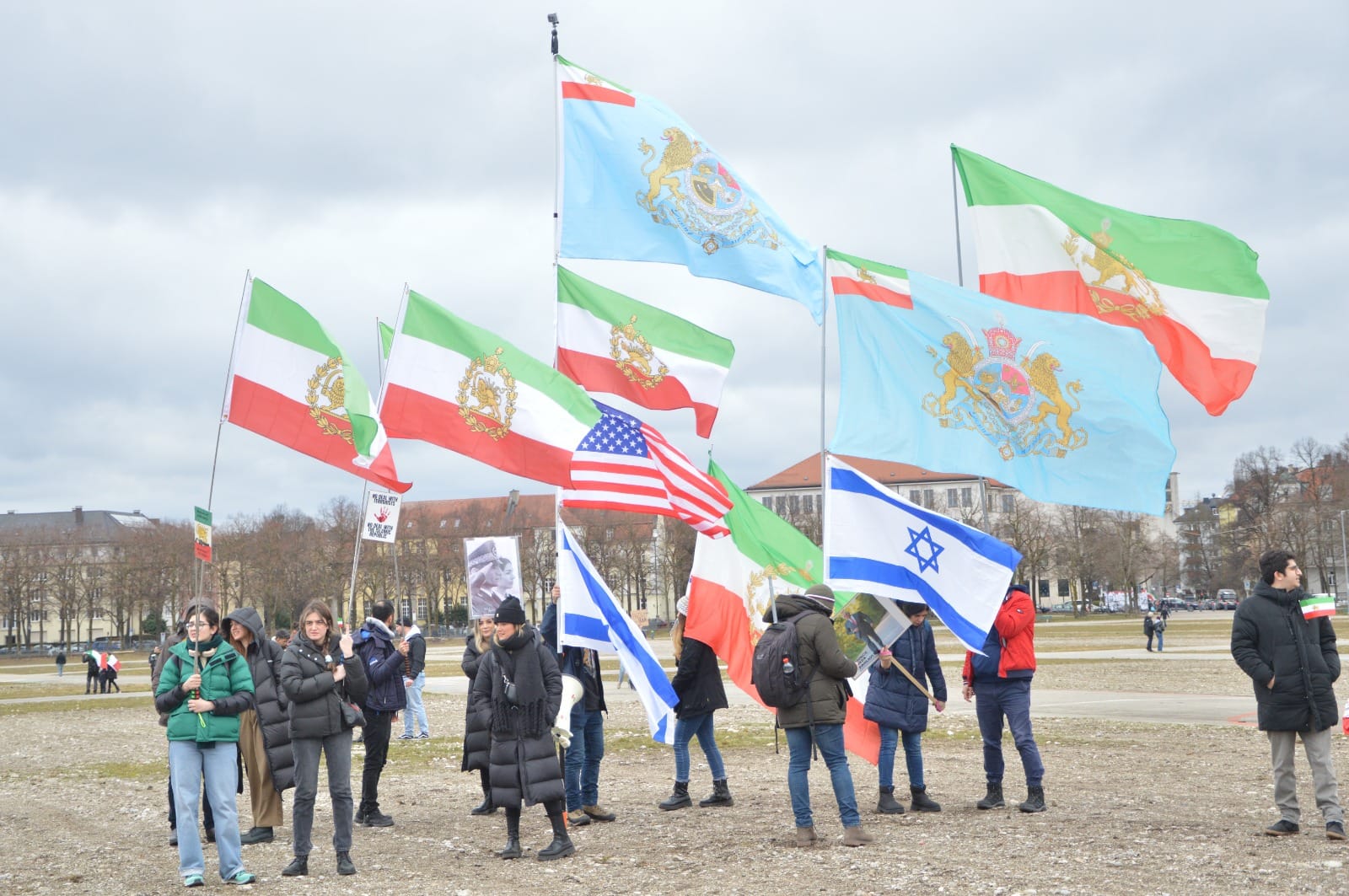 Real Iranian Protests in Munich 2026 against the regime.