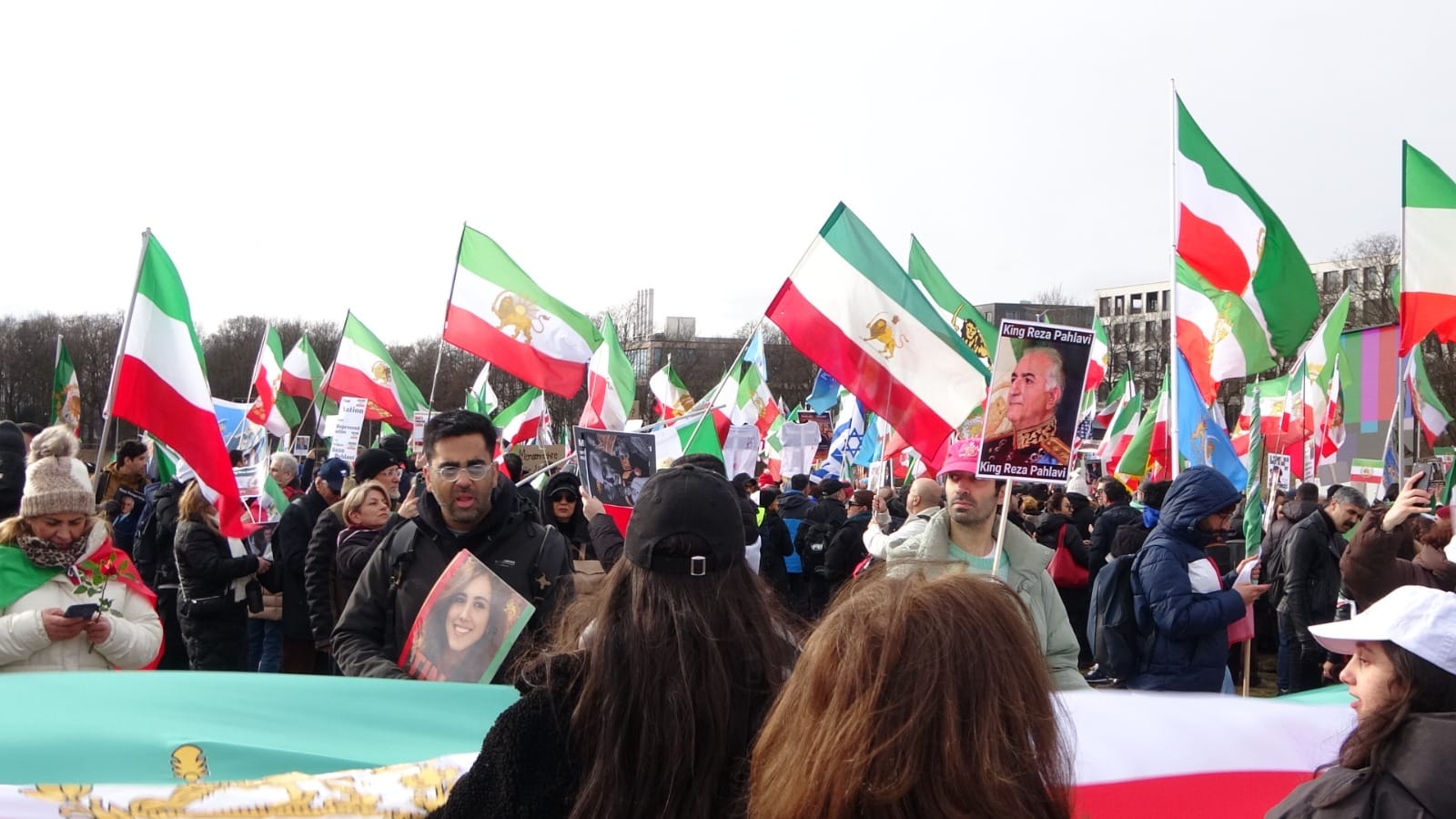 Real Iranian Protests in Munich 2026 against the regime.