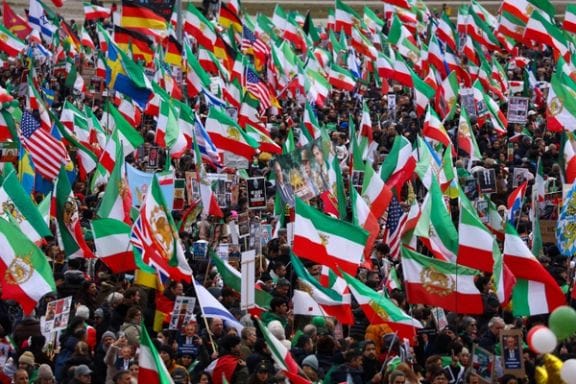 Real Iranian Protests in Munich 2026 against the regime.