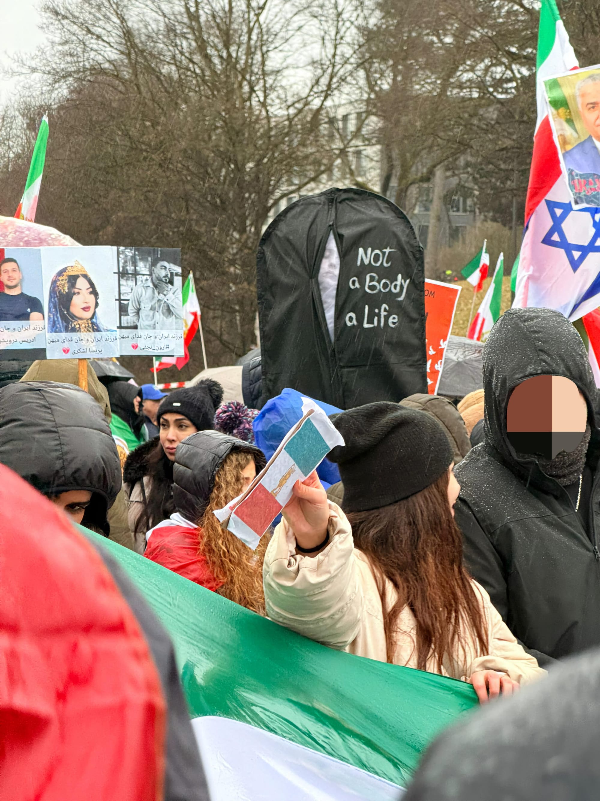 Real Iranian Protests in Munich 2026 against the regime.