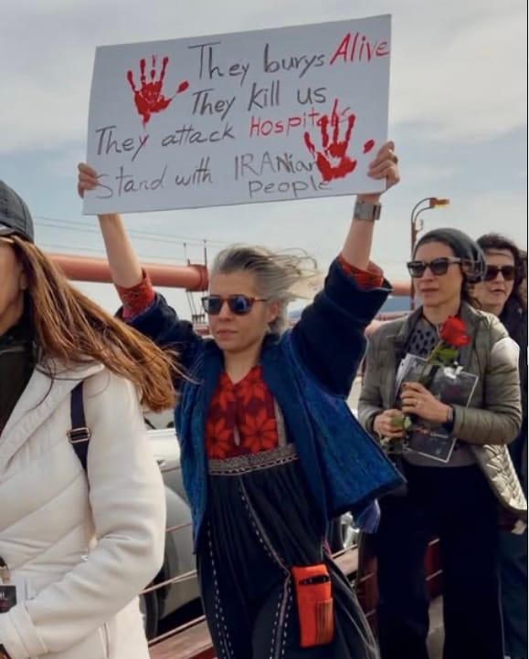 Real Iranian Protests in San Fransisco 2026 against the regime.