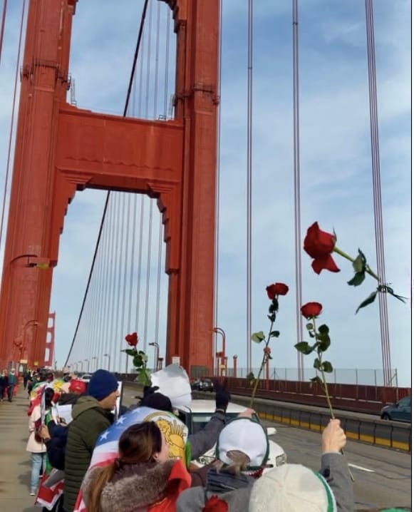 Real Iranian Protests in San Fransisco 2026 against the regime.