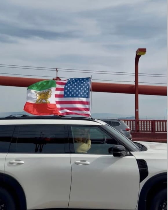 Real Iranian Protests in San Fransisco 2026 against the regime.