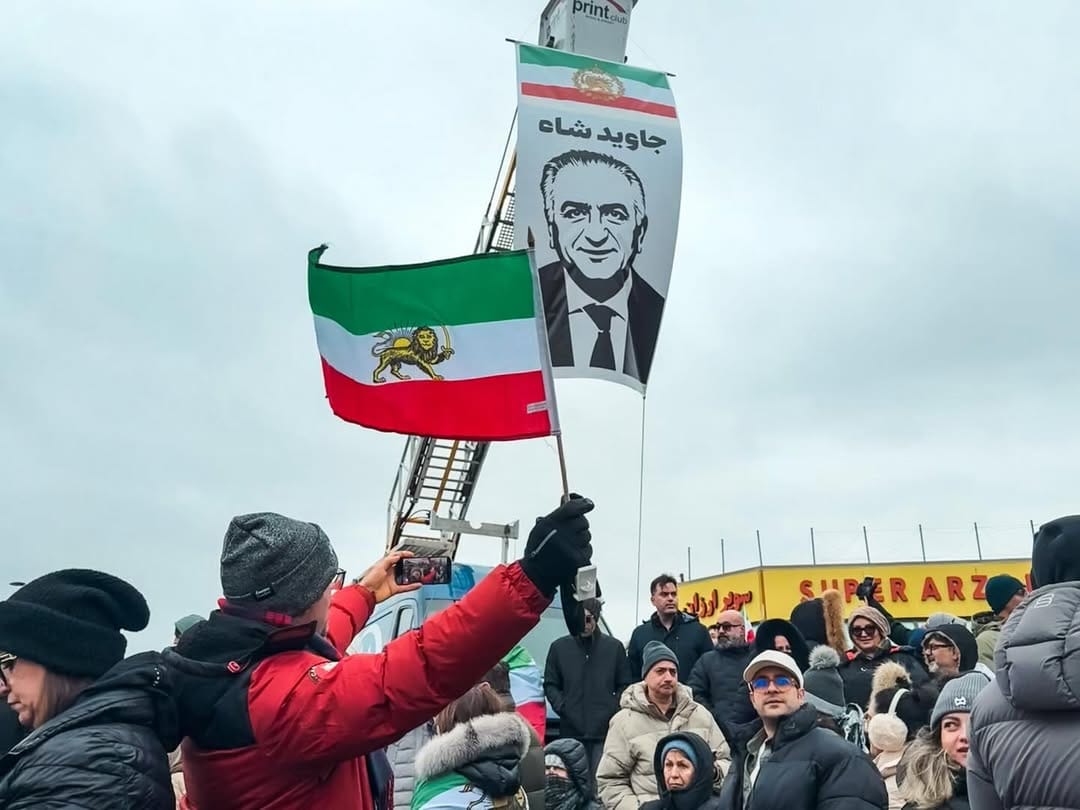 Real Iranian Protests in Toronto 2026 against the regime.