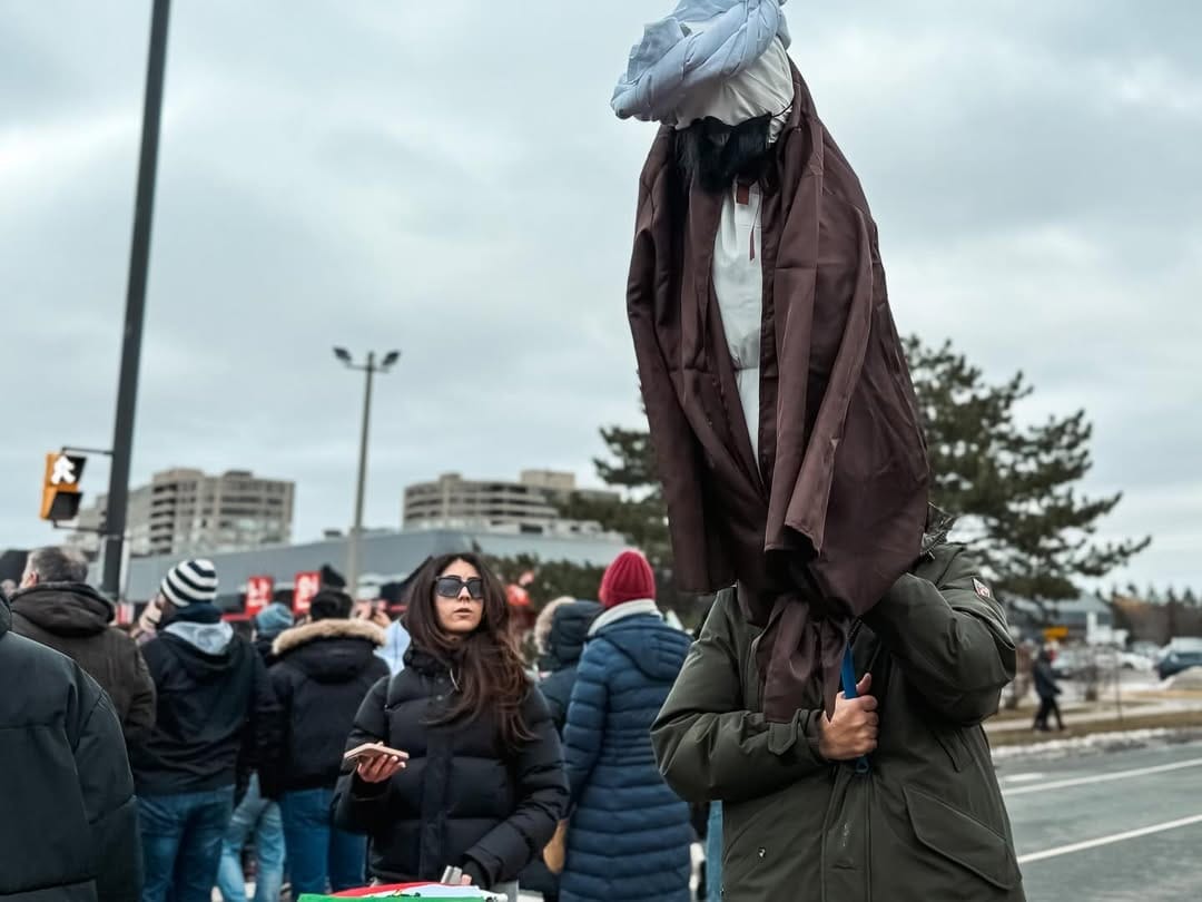 Real Iranian Protests in Toronto 2026 against the regime.