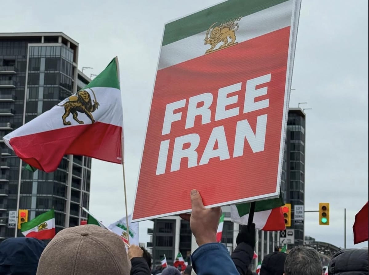 Real Iranian Protests in Toronto 2026 against the regime.